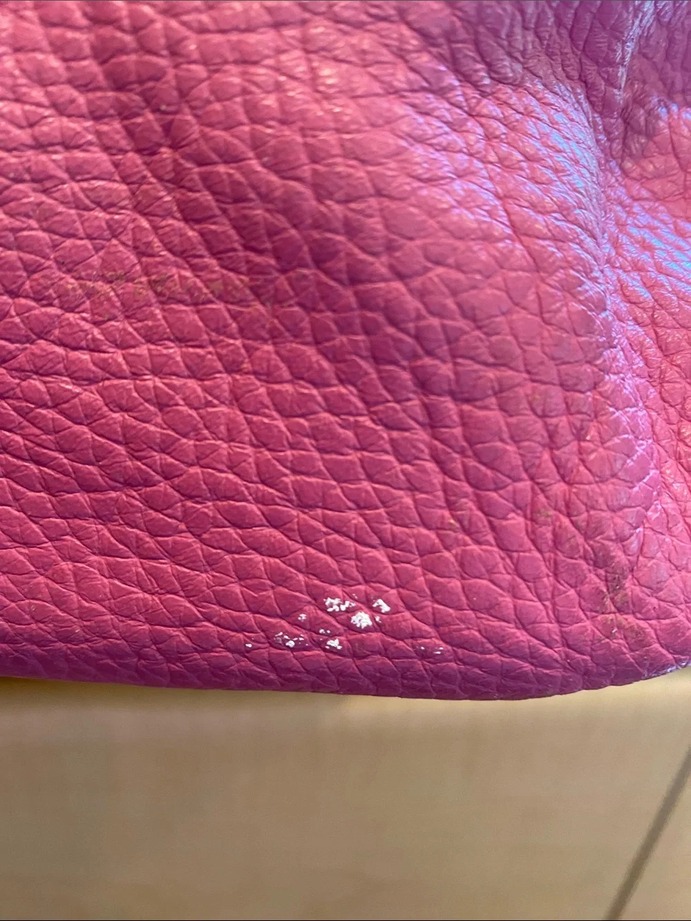 THE GAP Women's Pink Leather Tote Handbag